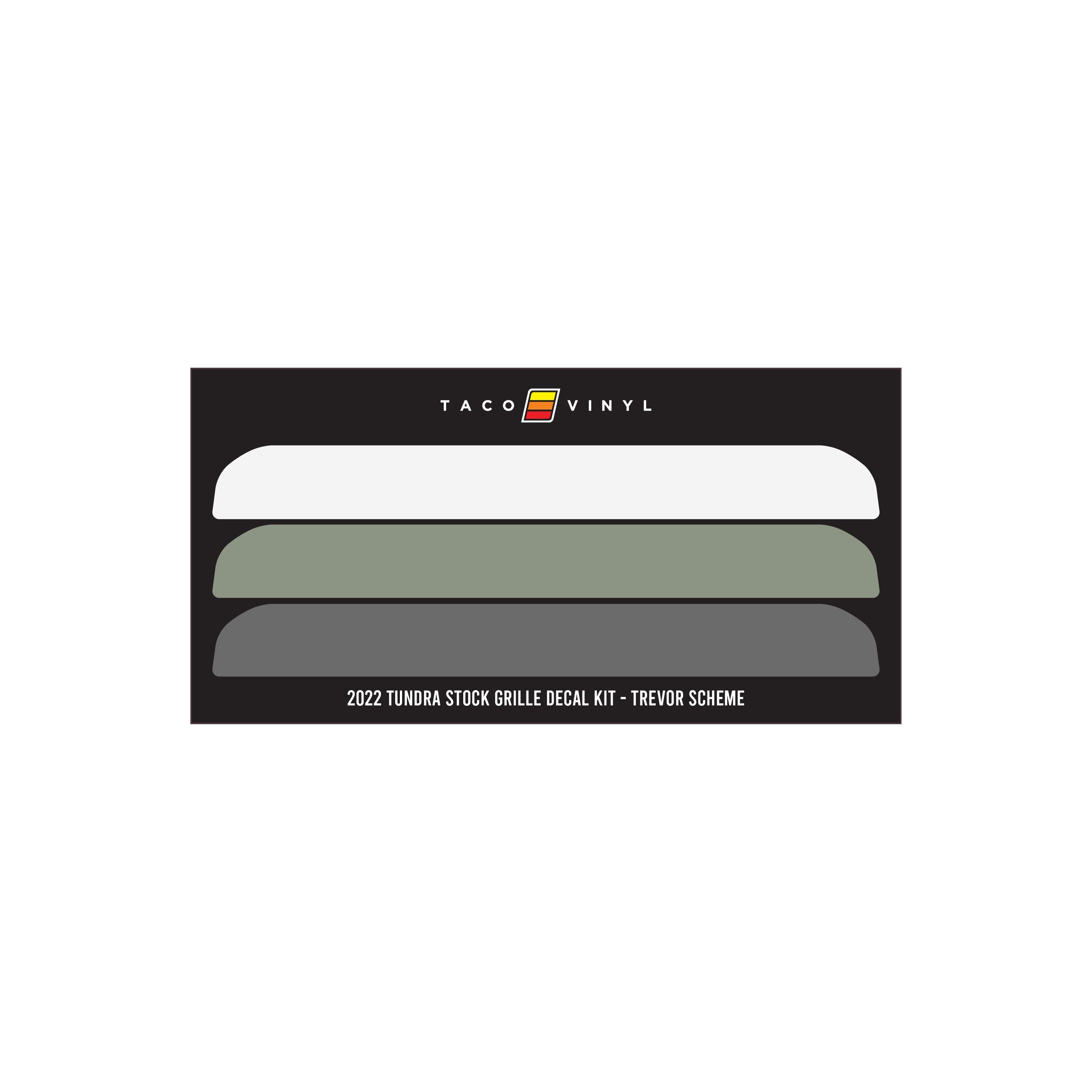 2022+ Tundra Offroad Grille Decal