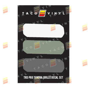 2014-2021 Tundra Grille Decals