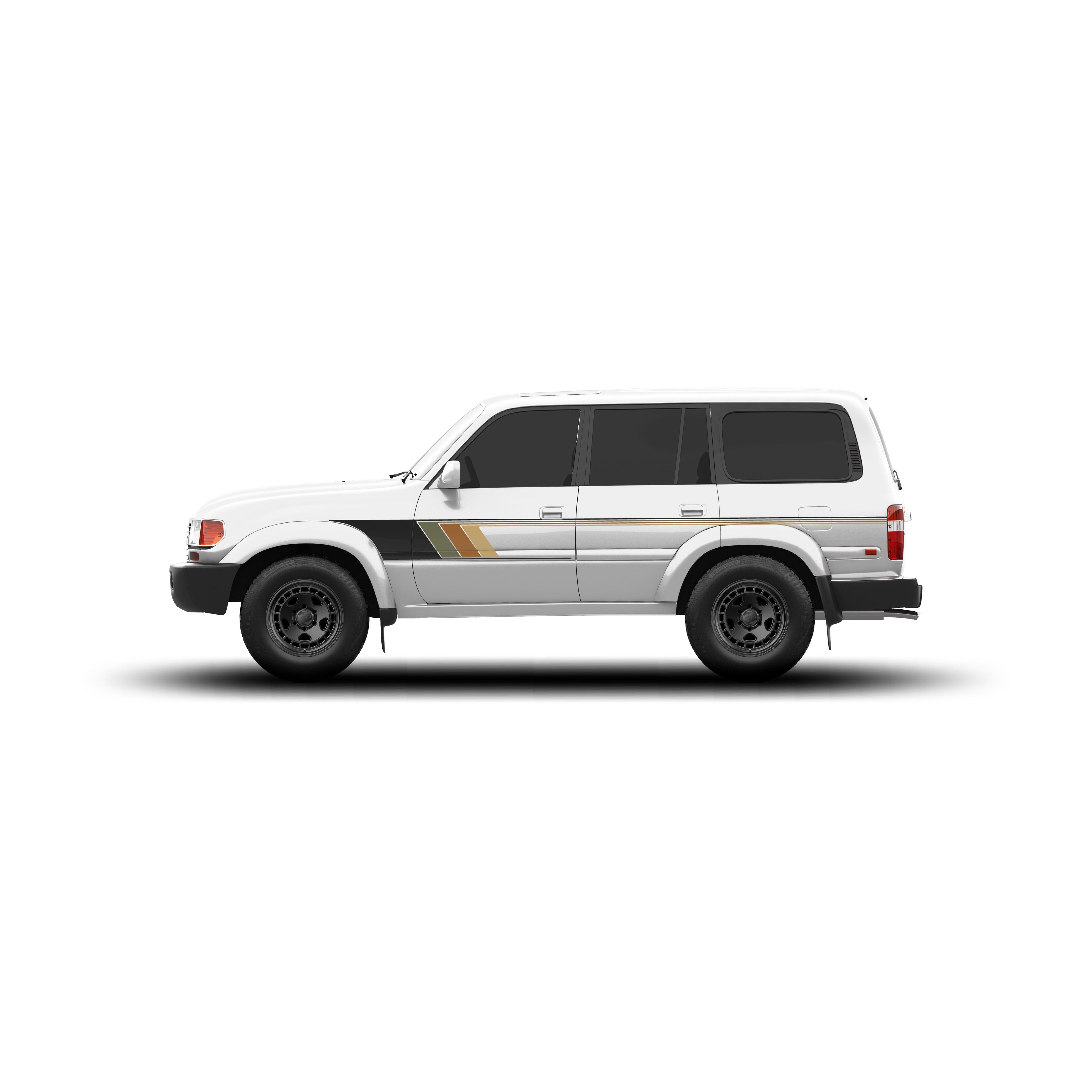 80 Series Land Cruiser Checkered Stripe Kit