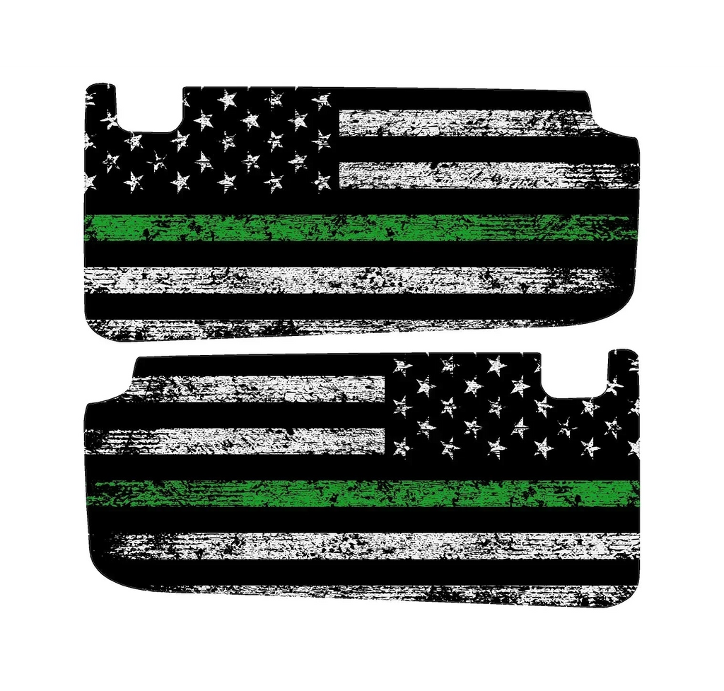 Freedom Series Sun Visor Overlays (Printed Series) - 2024+ Ranger Raptor (with Homelink)