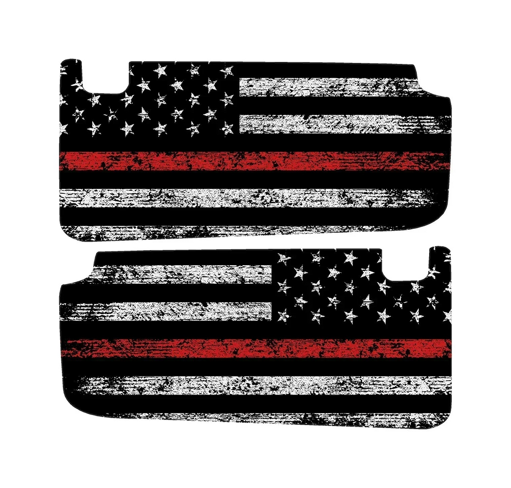 Freedom Series Sun Visor Overlays (Printed Series) - 2024+ Ranger Raptor (with Homelink)