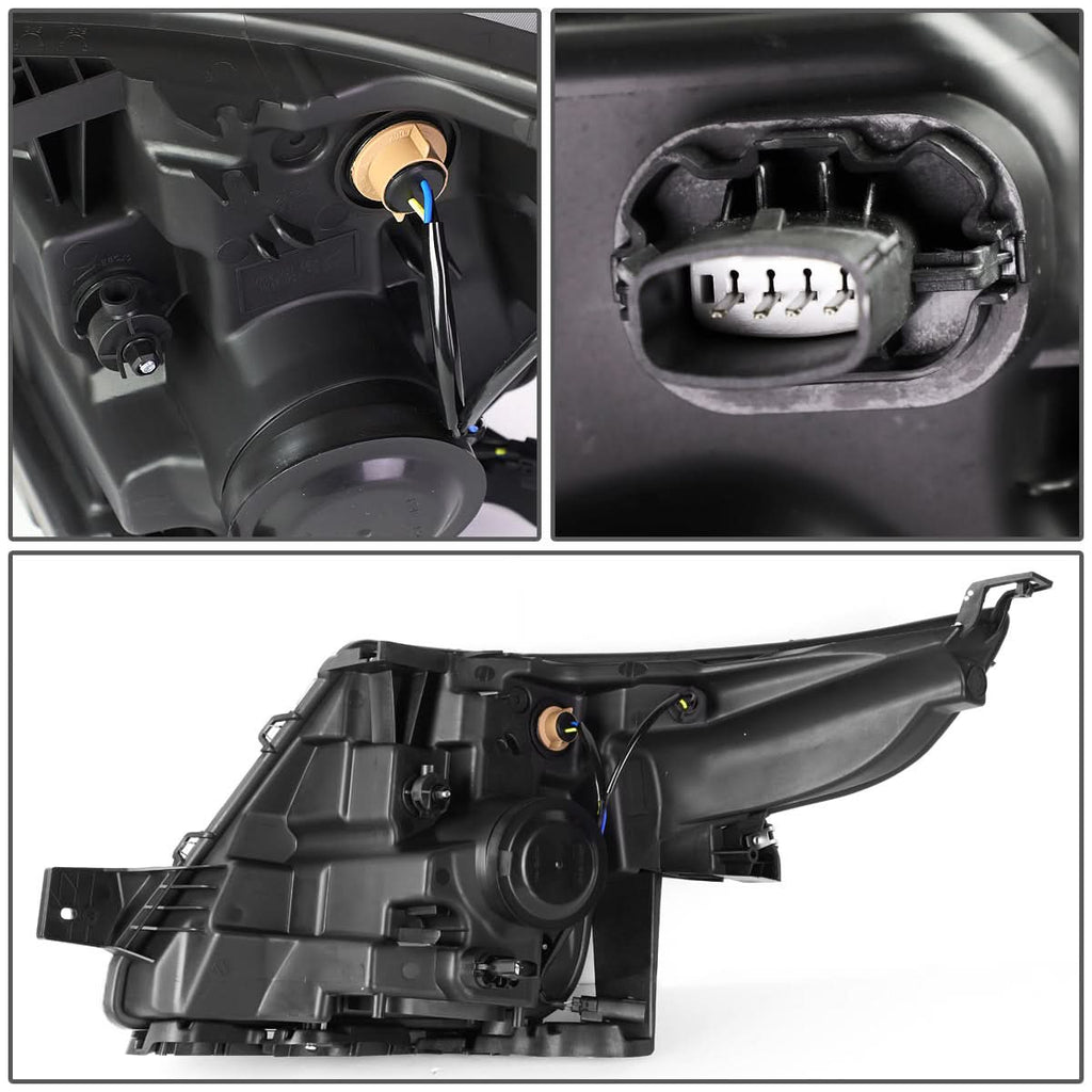 2011-2015 Ford Explorer OE Style Right Headlight - Black Housing