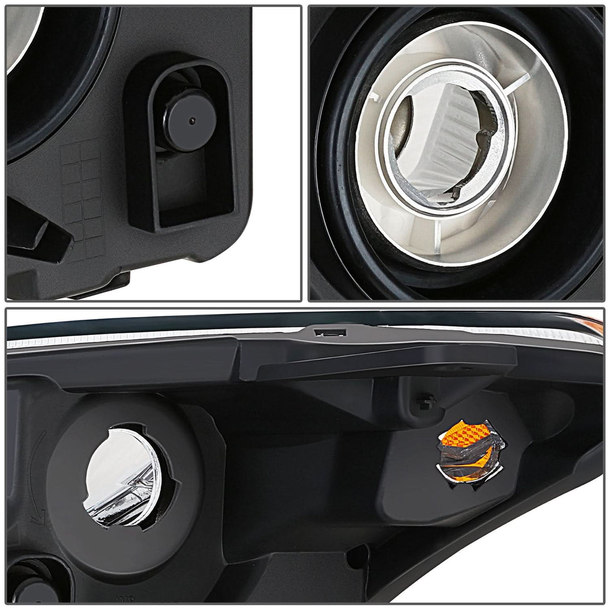 10-12 Nissan Sentra OE Style Right Side Headlight - Black