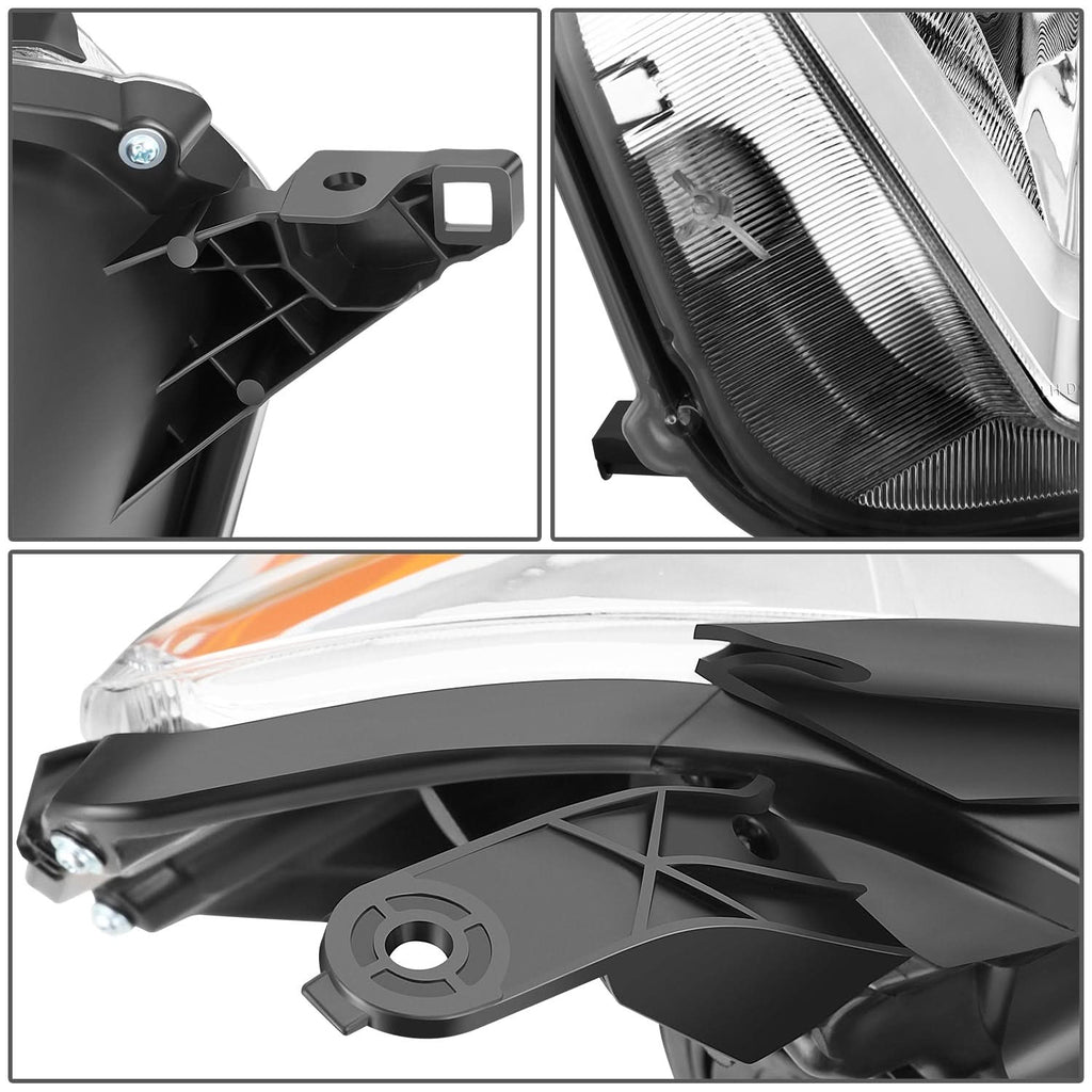 10-13 Toyota 4Runner OE Style Left Side Chrome Headlight