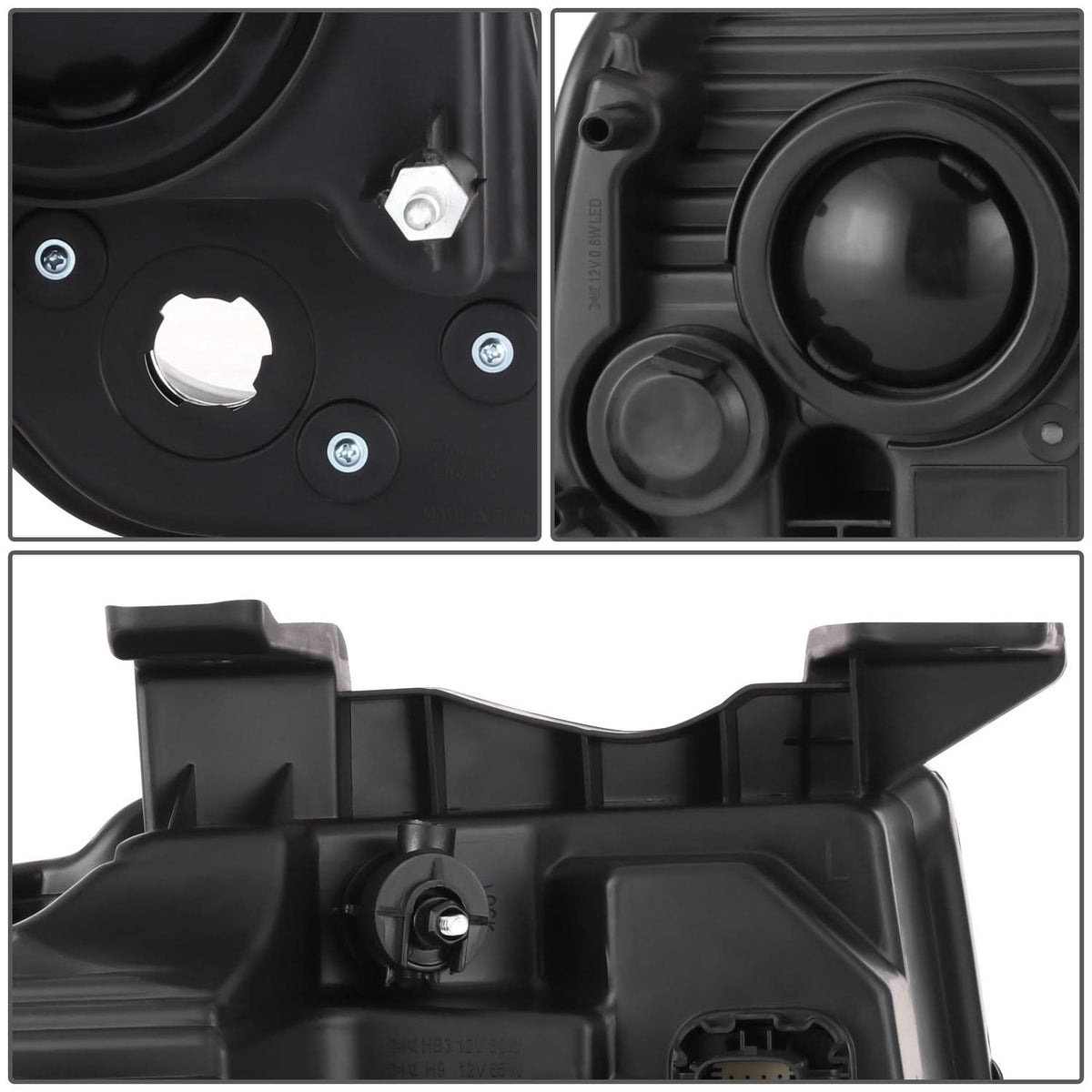 15-17 Ford Expedition OE Style Black Housing Headlights