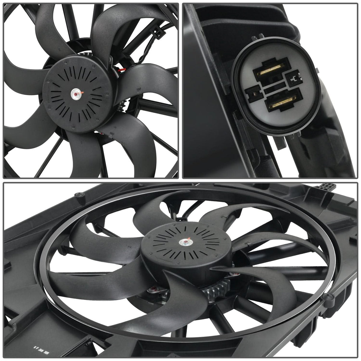 2020-2025 Chevrolet Trailblazer OE Style Radiator Fan Black