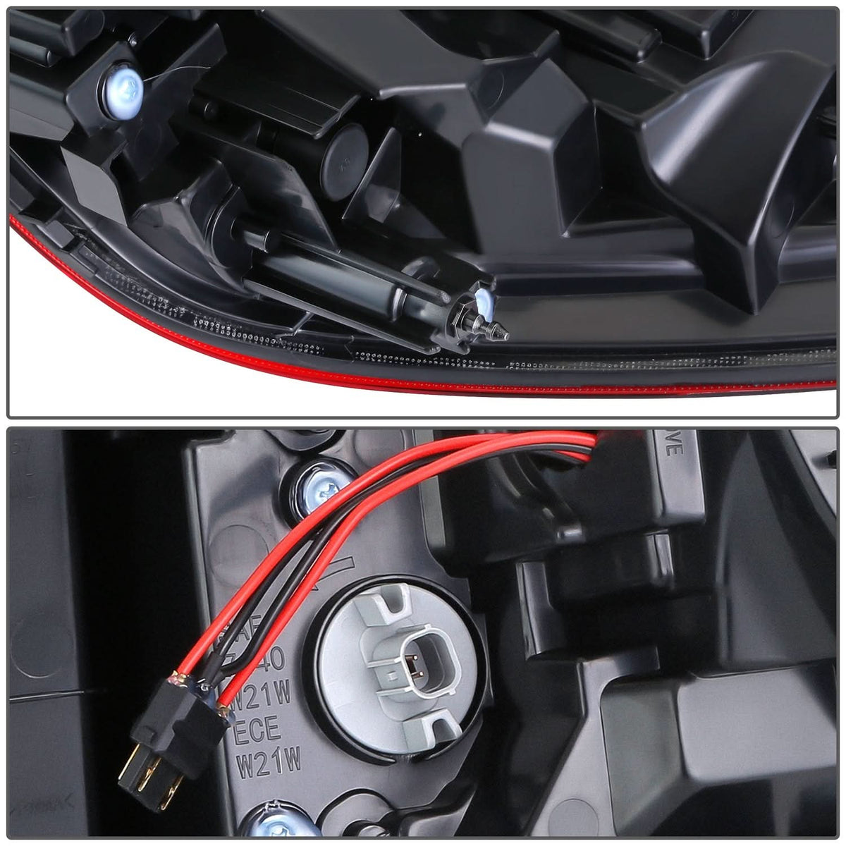 2016-2018 Honda Pilot OE Style Outer Tail Light - Chrome Housing Left