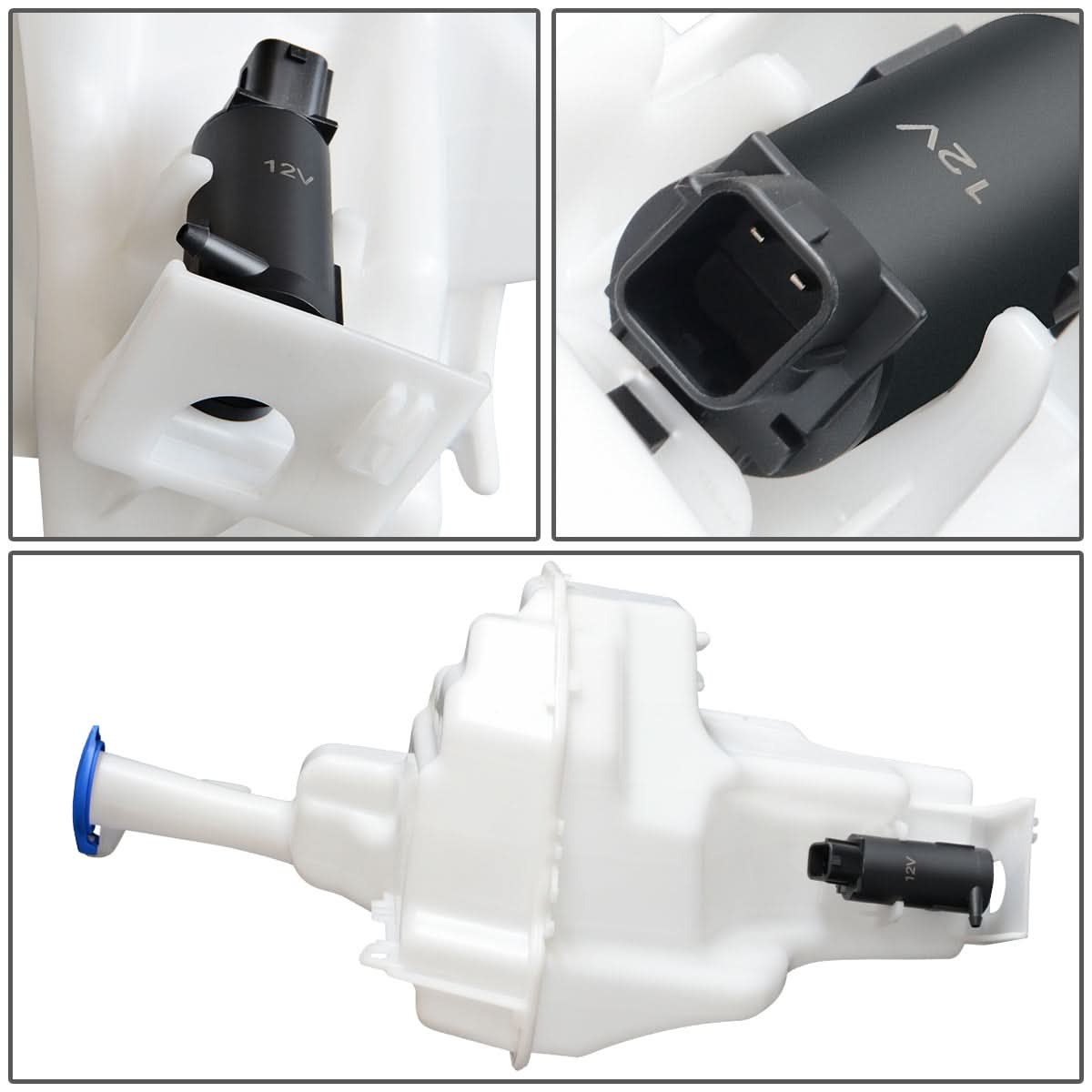 12-15 Hyundai Accent Windshield Washer Pump - Hatchback Models