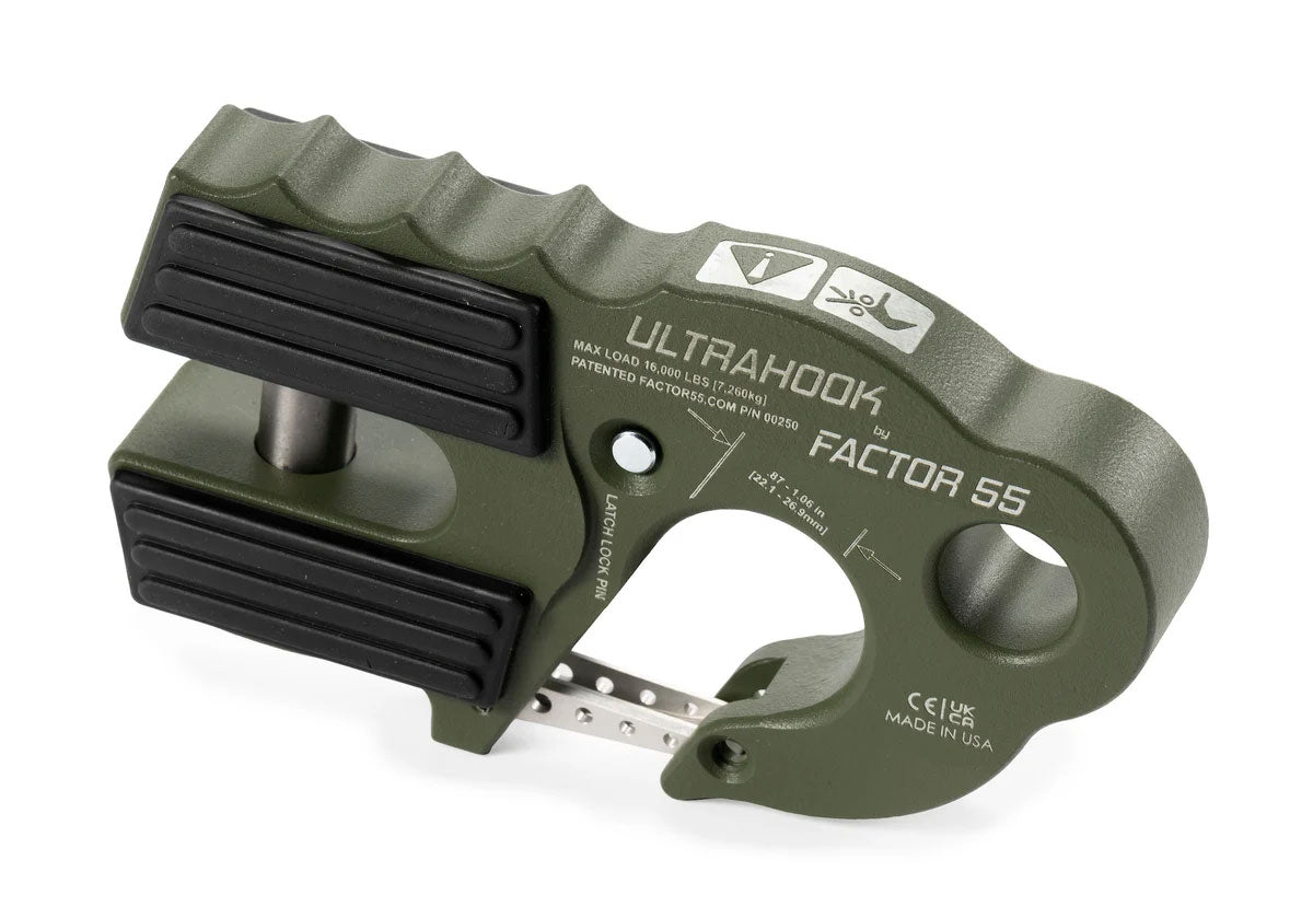 Factor 55 00250-14 OD Green UltraHook - exact manufacturer product photo