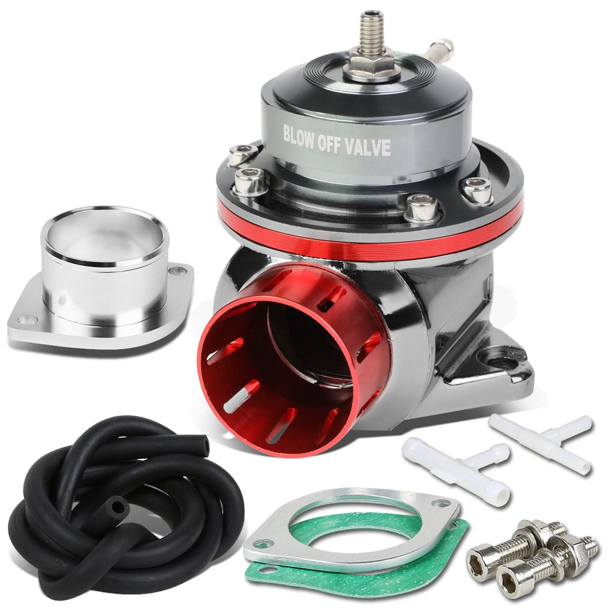 Type-RS Style Blow Off Valve with Horn - Black/Red