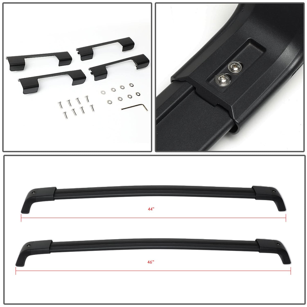 08-16 Nissan X-Trail Roof Rack Cross Bars - Aluminum