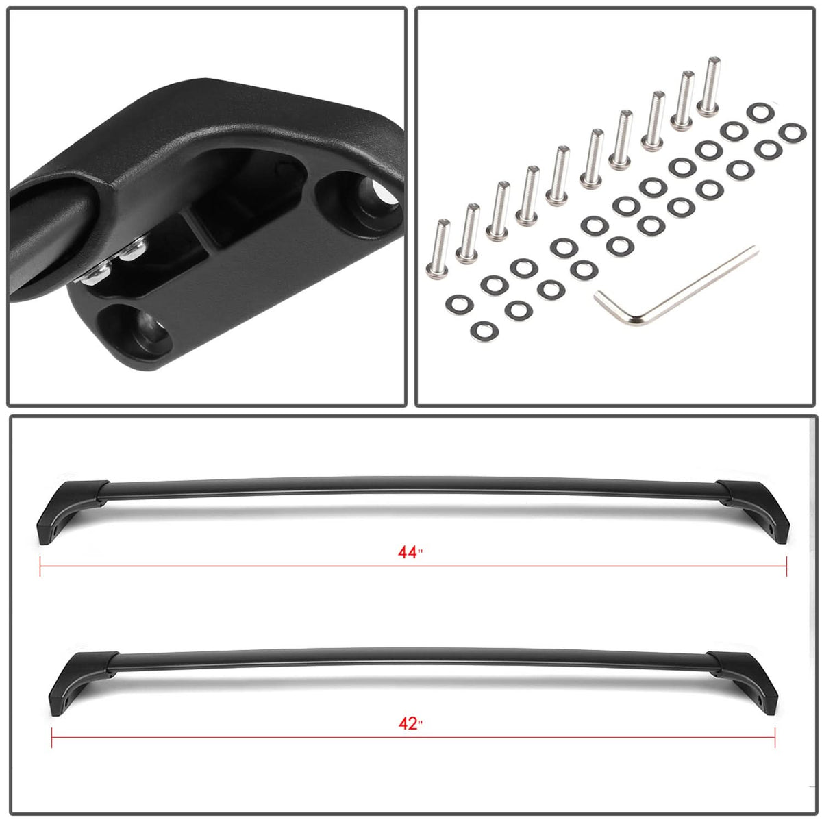 14-18 Acura MDX Roof Rack Cross Bars Aluminum