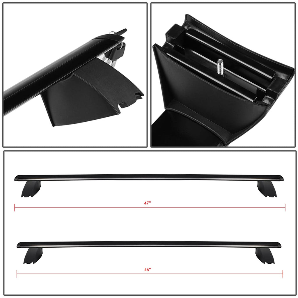 2011-2018 Jeep Grand Cherokee Roof Rack Cross Bars Aluminum