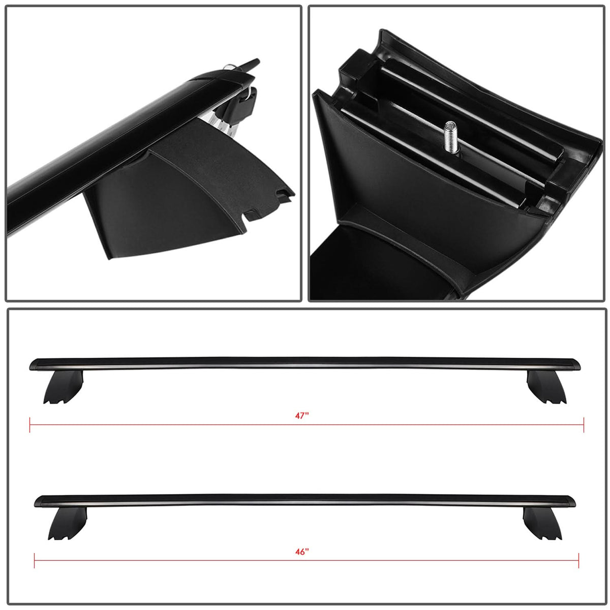 2011-2018 Jeep Grand Cherokee Roof Rack Cross Bars Aluminum