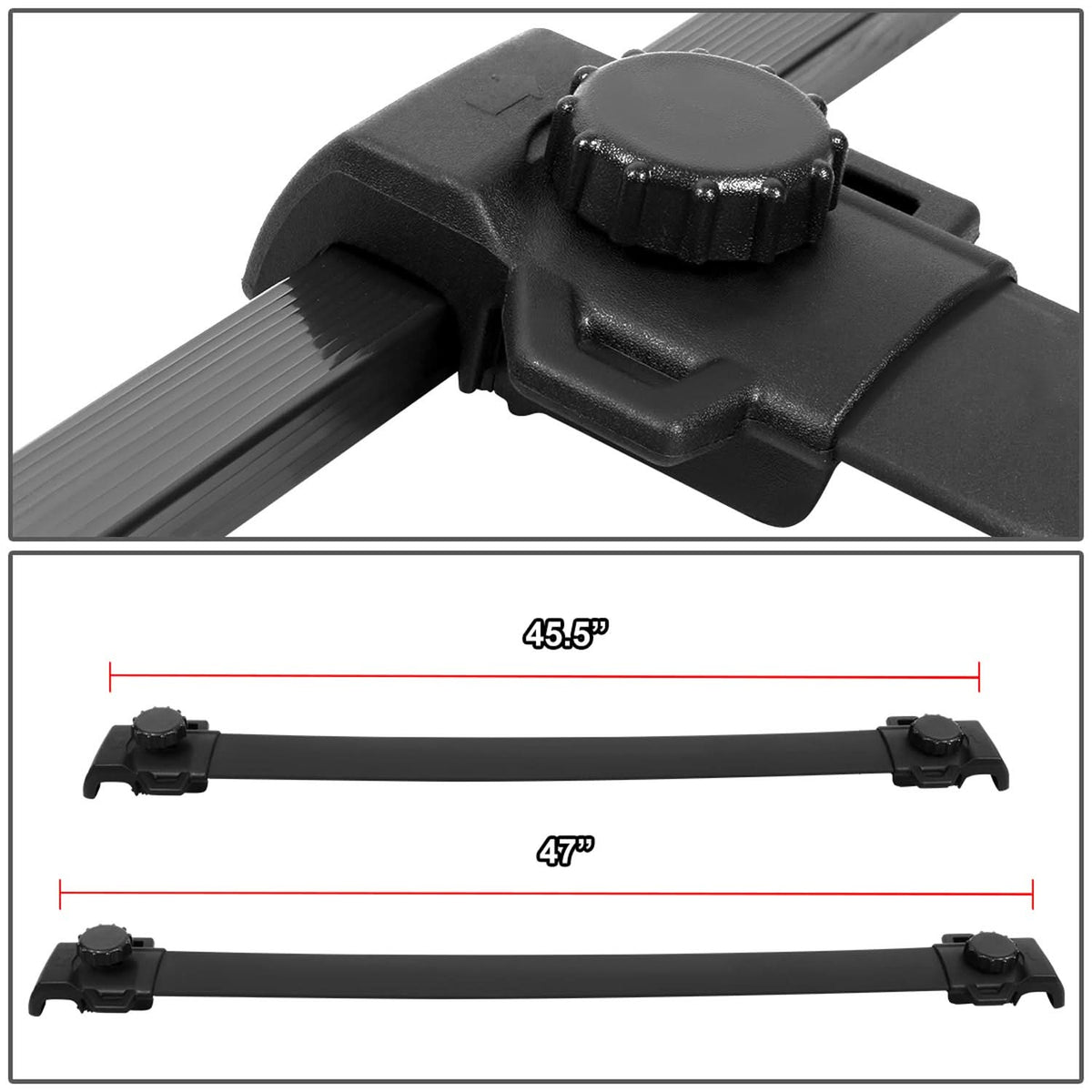 2015-2019 Jeep Renegade Roof Rack Cross Bars Aluminum