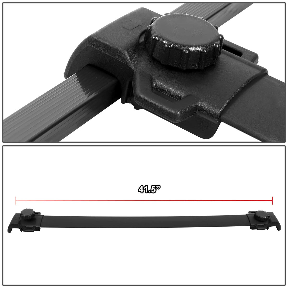 07-17 Jeep Patriot Roof Rack Cross Bars - Aluminum