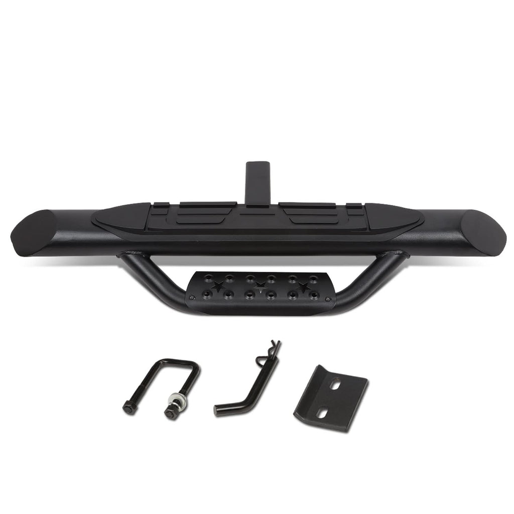 Universal Trailer Hitch Step Bar 36.5" Black 2" Receiver Mount