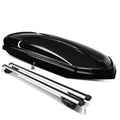 Universal Roof Rack Cross Bars + Cargo Box 135CM Black