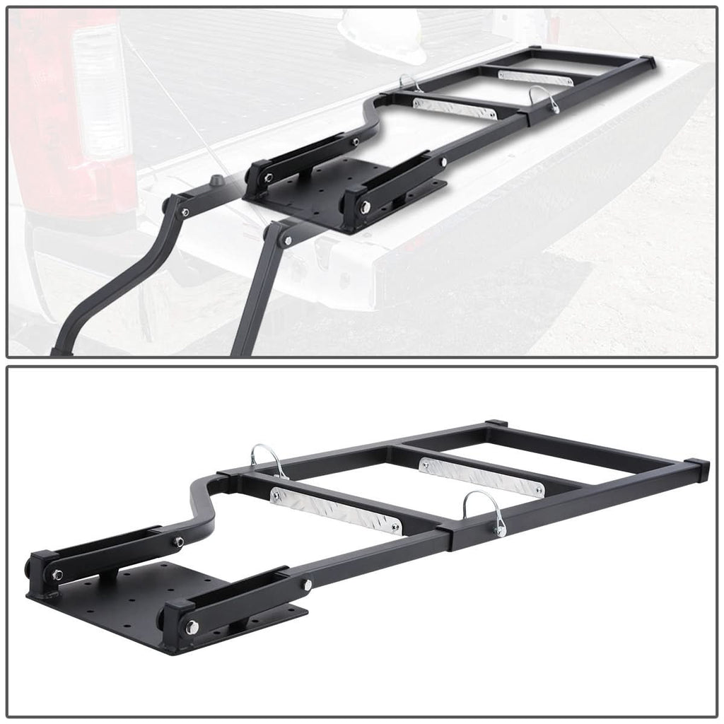 Universal Foldable Tailgate Ladder - Heavy Duty Steel