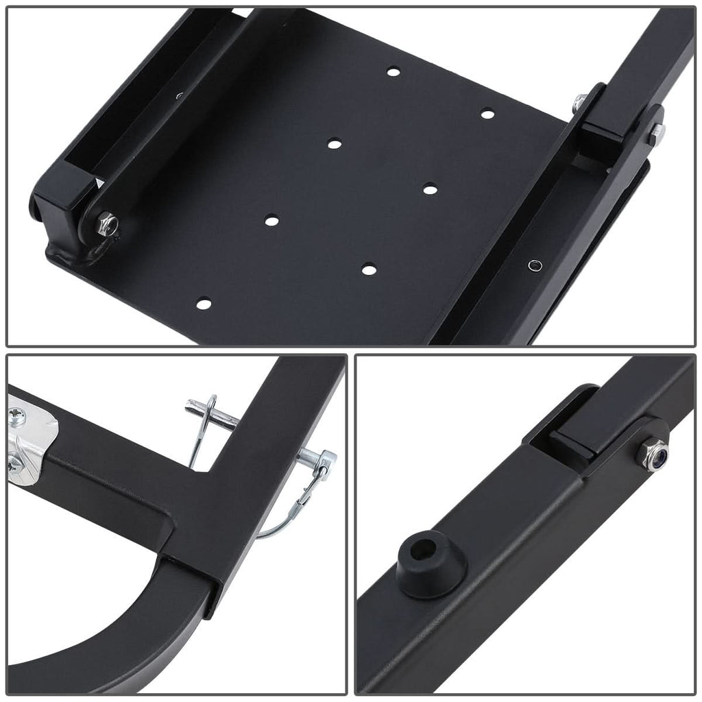 Universal Foldable Tailgate Ladder - Heavy Duty Steel