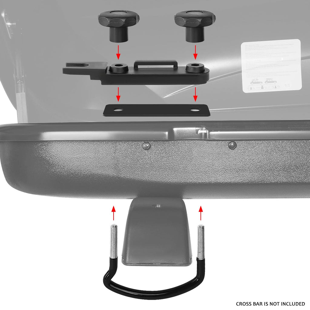 Universal Roof Rack Cargo Box - 139cm 360L 110lbs Capacity