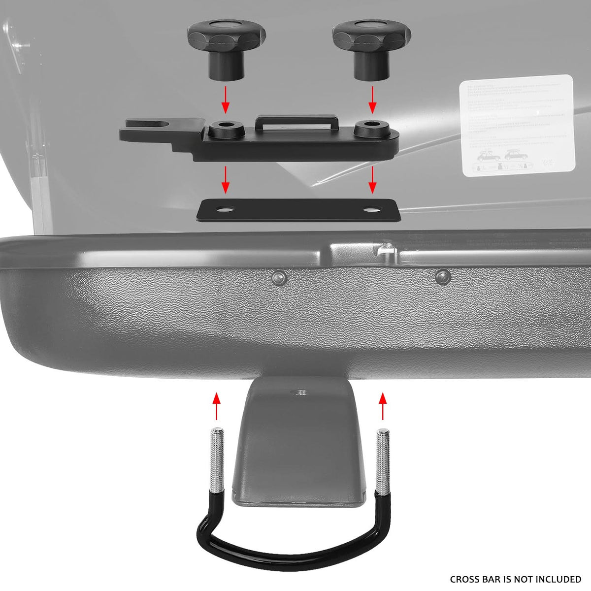 Universal Roof Rack Cargo Box - 139cm 360L 110lbs Capacity