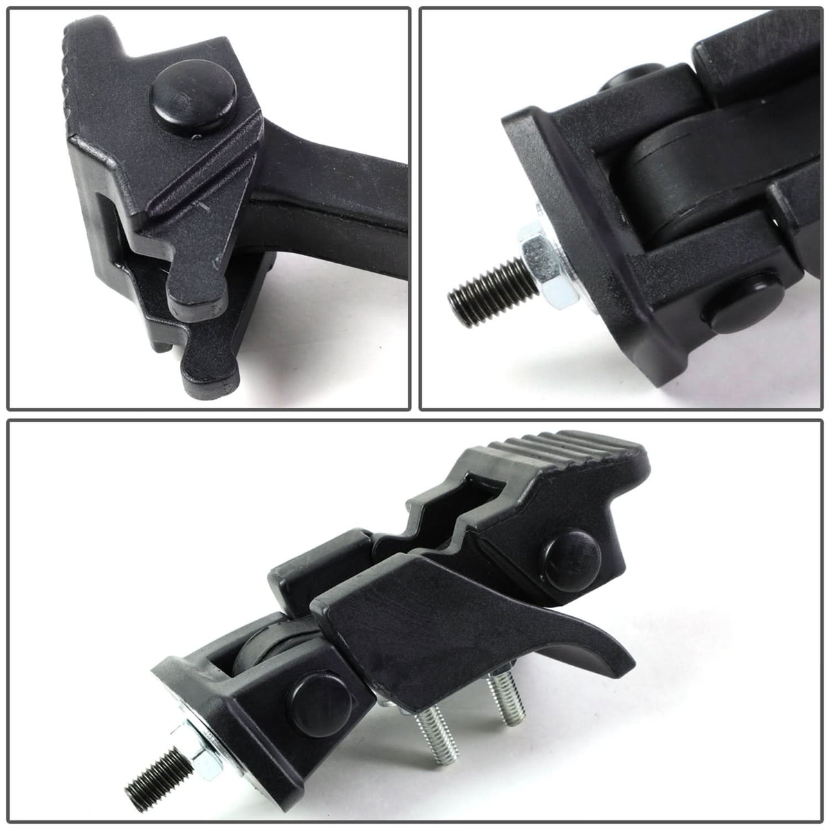 2007-2017 Jeep Wrangler Hood Latch Lock Set - Matte Black