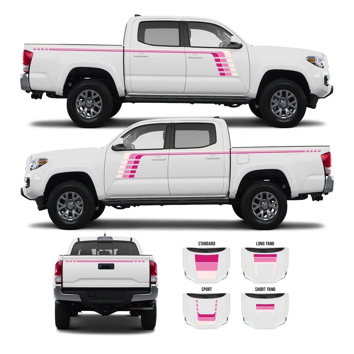 2016-2023 Tacoma Checkered Stripe Kit