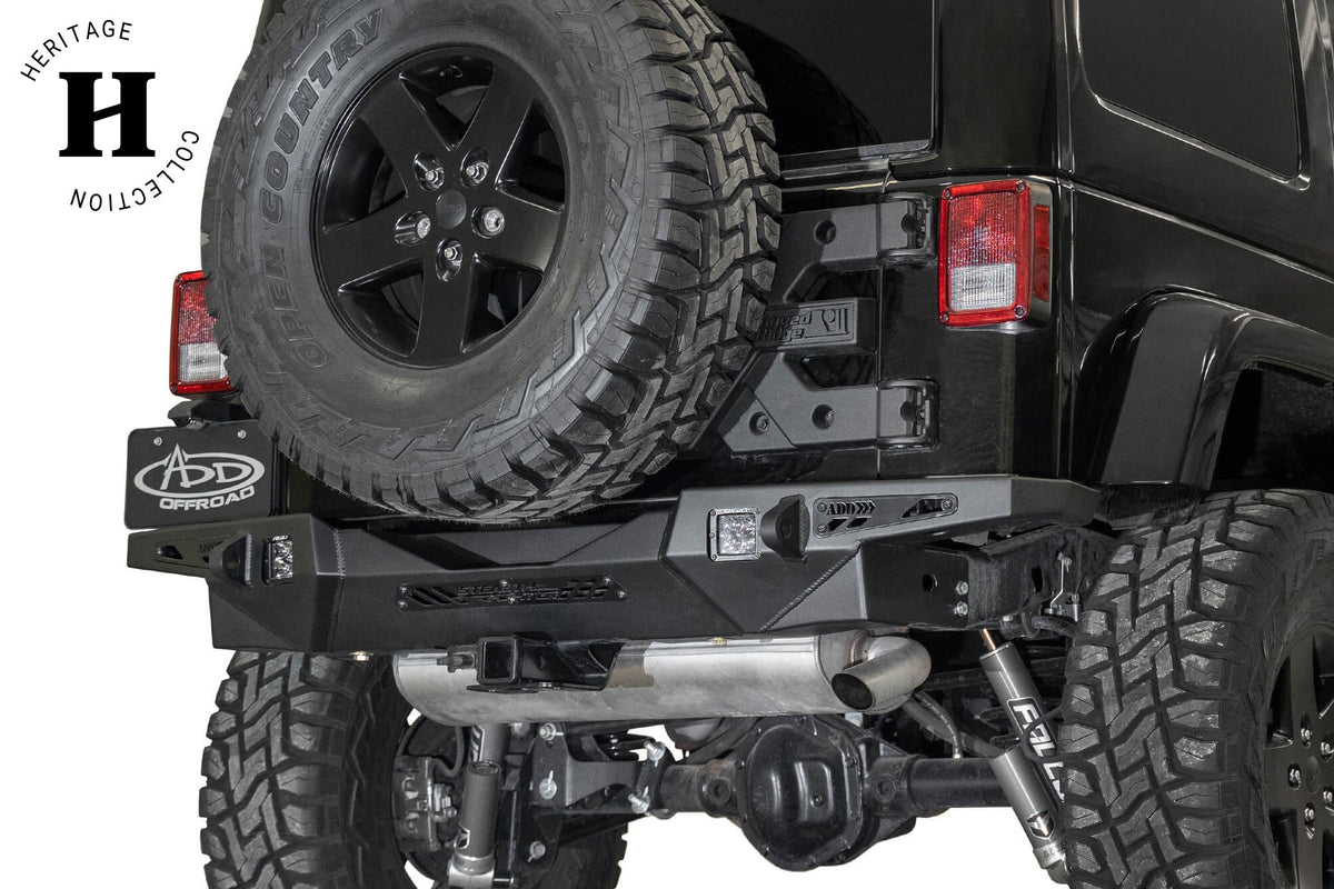 2007 - 2018 Jeep Wrangler JK Stealth Fighter Rear Bumper