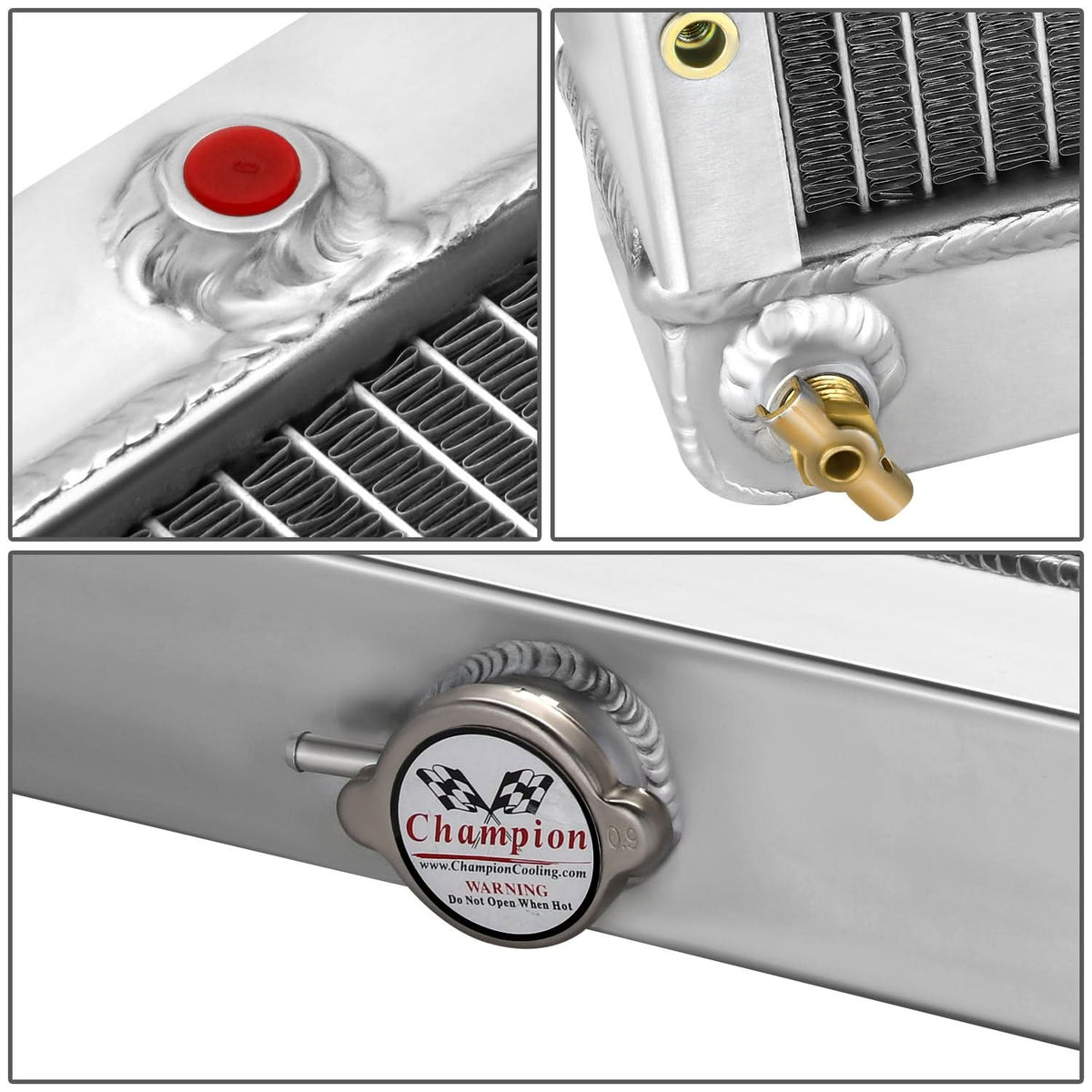 1970-1972 Dodge Plymouth 4 Row Small Block V8 Radiator