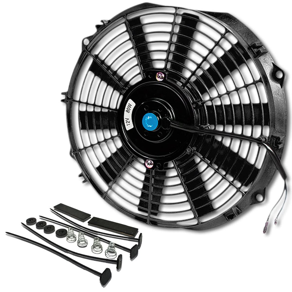 12" Black Radiator Cooling Fan
