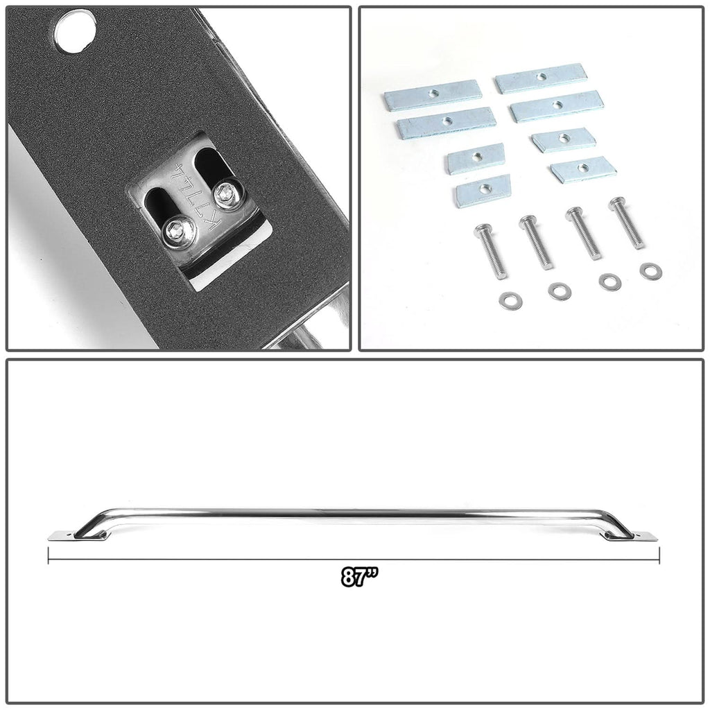 99-13 Chevrolet Silverado/GMC C/K Bed Rails - Chrome