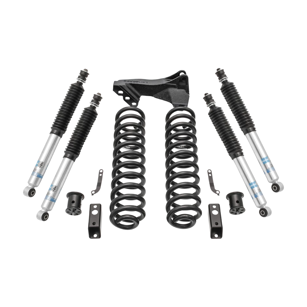 2.5" Coil Spring Front Lift Kit W/Bilstein Shocks Front/Rear - Ford Super Duty Diesel 4WD 2011-2016