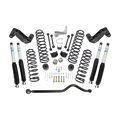 Jeep JK 4" Coil Spring Kit With Adjustable Track Bar, Caster Correction Bracket, Exhuast Spacer With Bilstein Shocks
