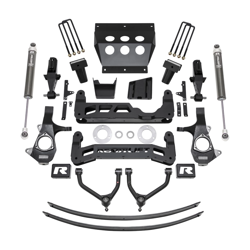 9" Lift Kit - GM Silverado / Sierra 1500 - 2014-2016 W/ Cast Steel Suspension With Falcon 1.1 Monotube Shocks