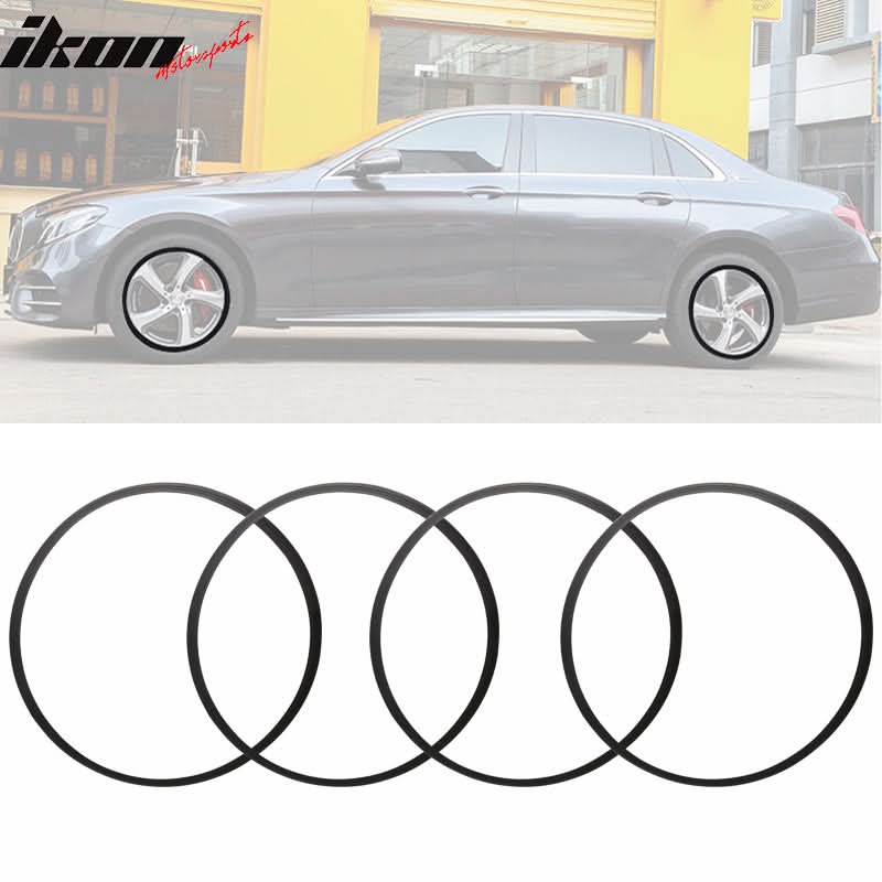 Heavy Duty Wheel Guard Rim Protecting Trim 19in Black