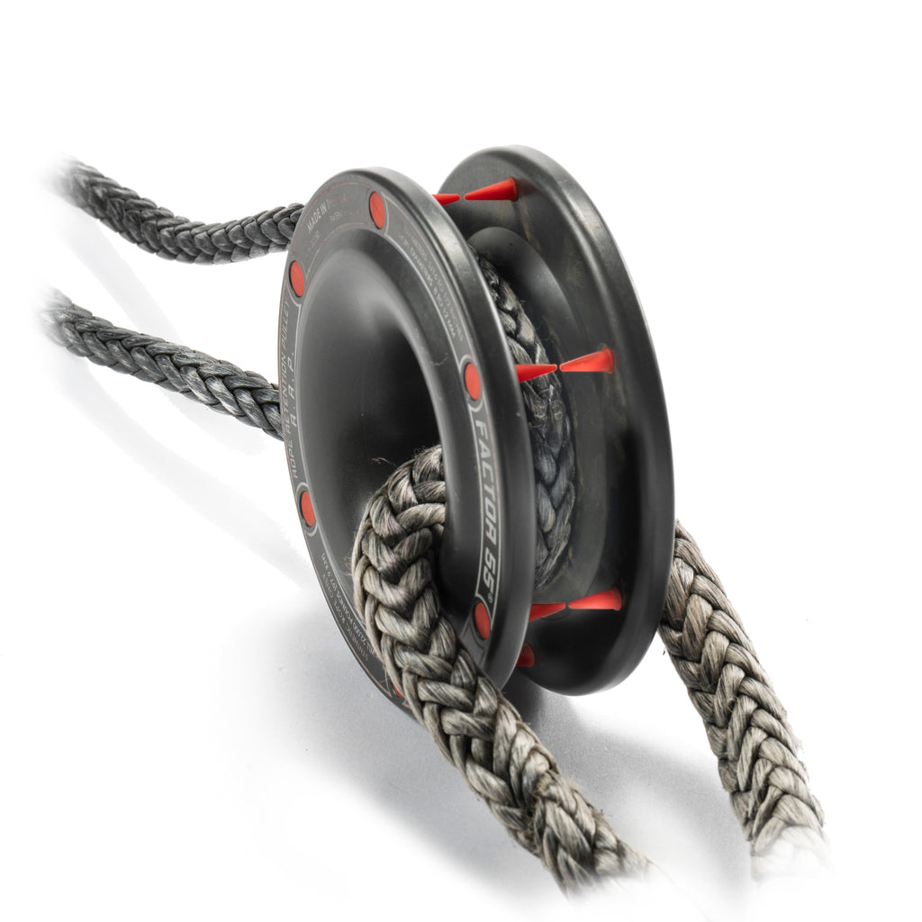 The world?s first winch friction pulley with patented rope retention feature. A lightweight alternative to traditional heavy snatch blocks/pulleys.
