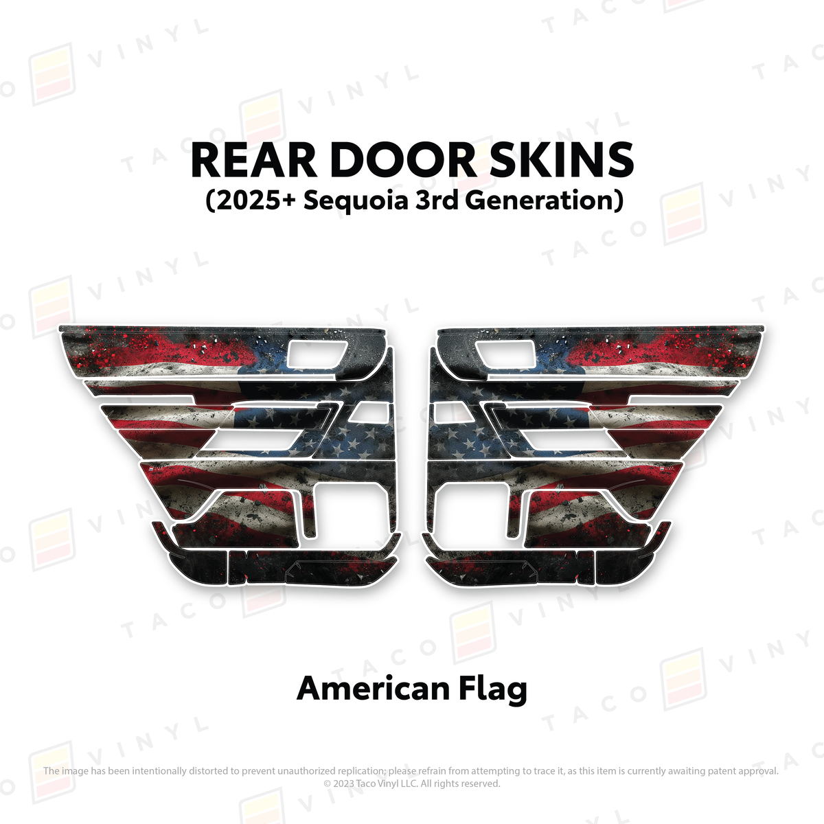 2023+ Sequoia Door Skins