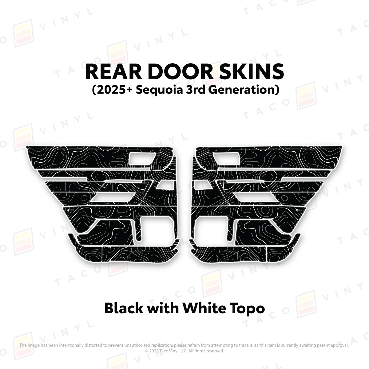 2023+ Sequoia Door Skins