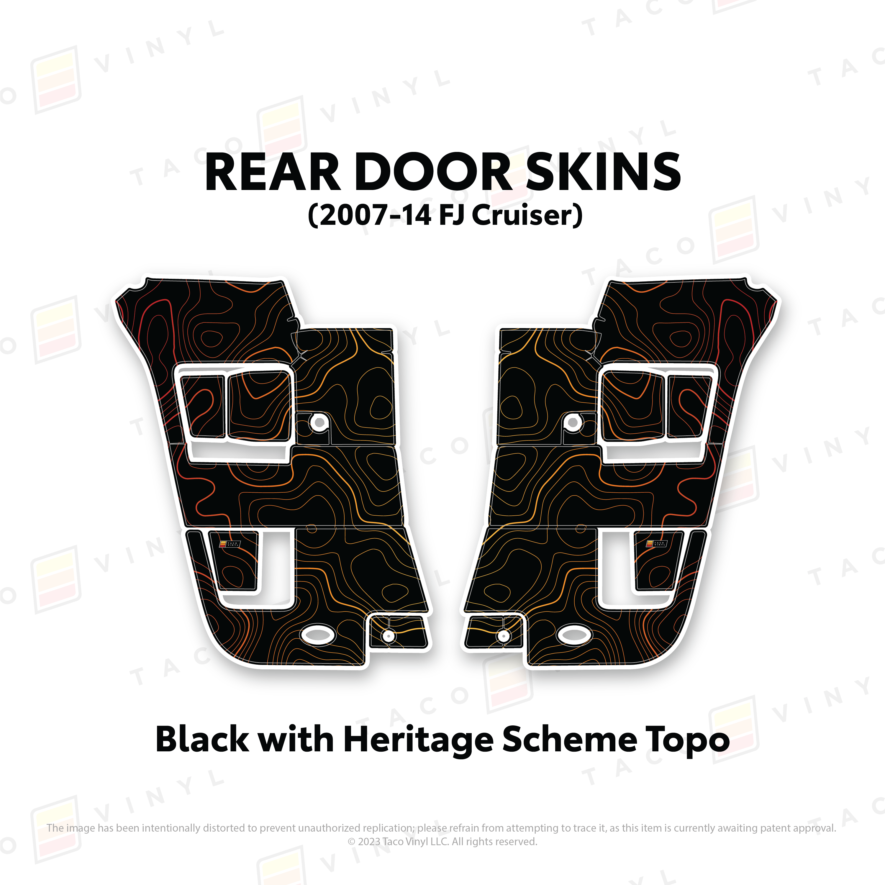 FJ Cruiser Door Skins