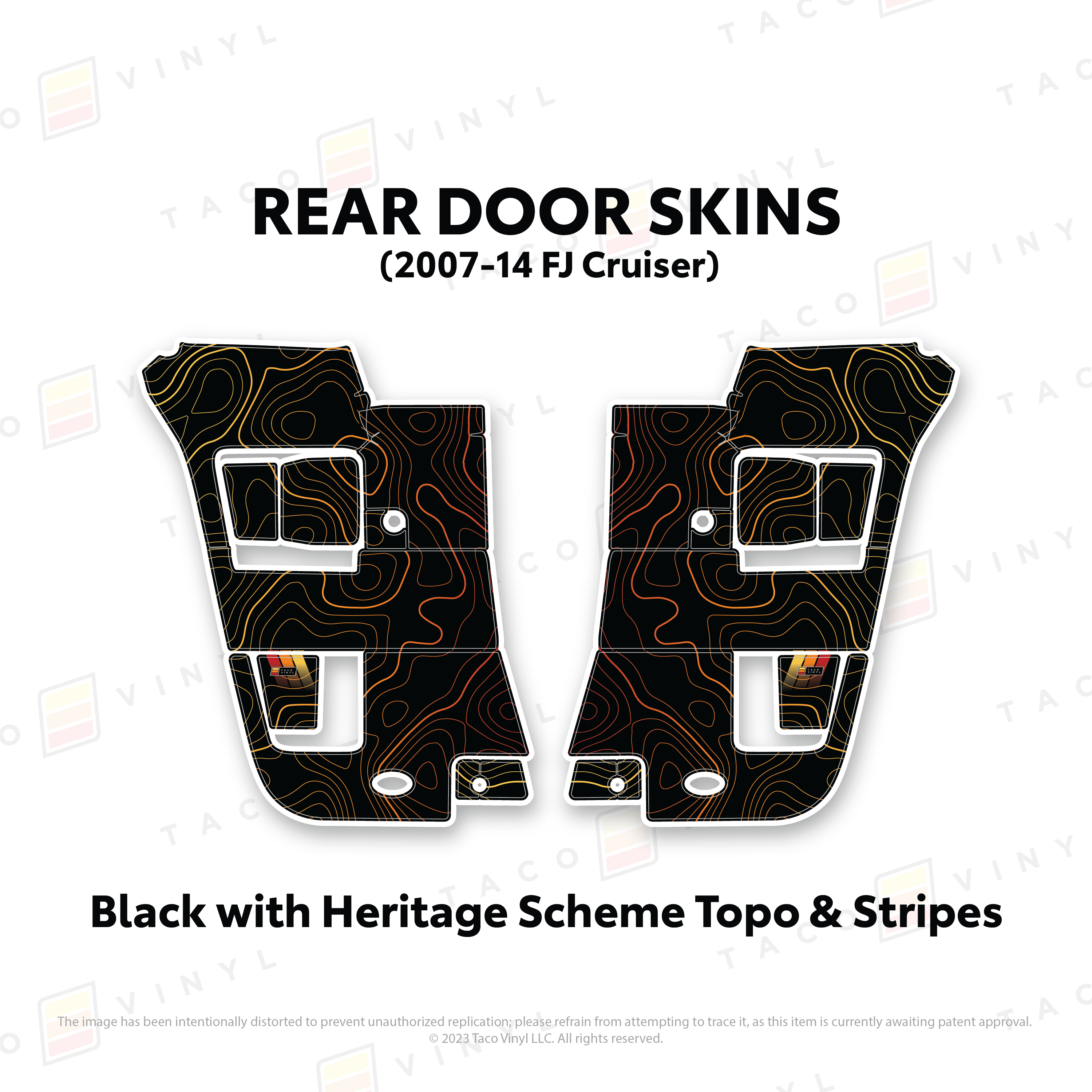 FJ Cruiser Door Skins
