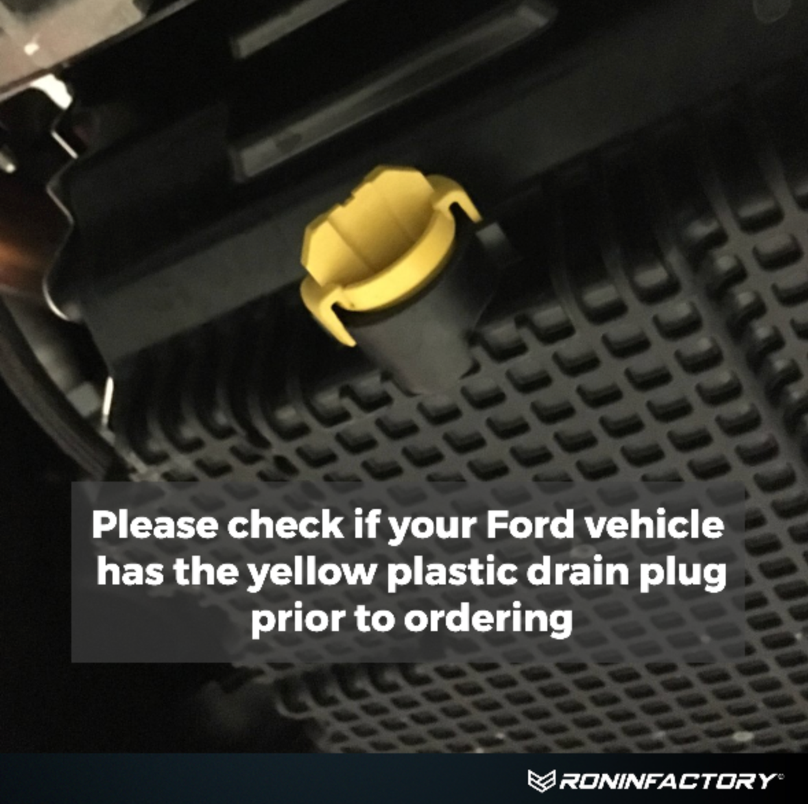 EASY OIL DRAIN FOR FORD