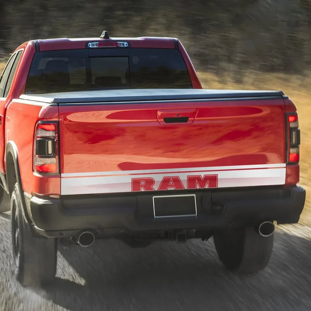 Rear Tailgate Letter Graphic Decal for Dodge RAM 1500 / 2500 | Custom Vinyl Truck Sticker
