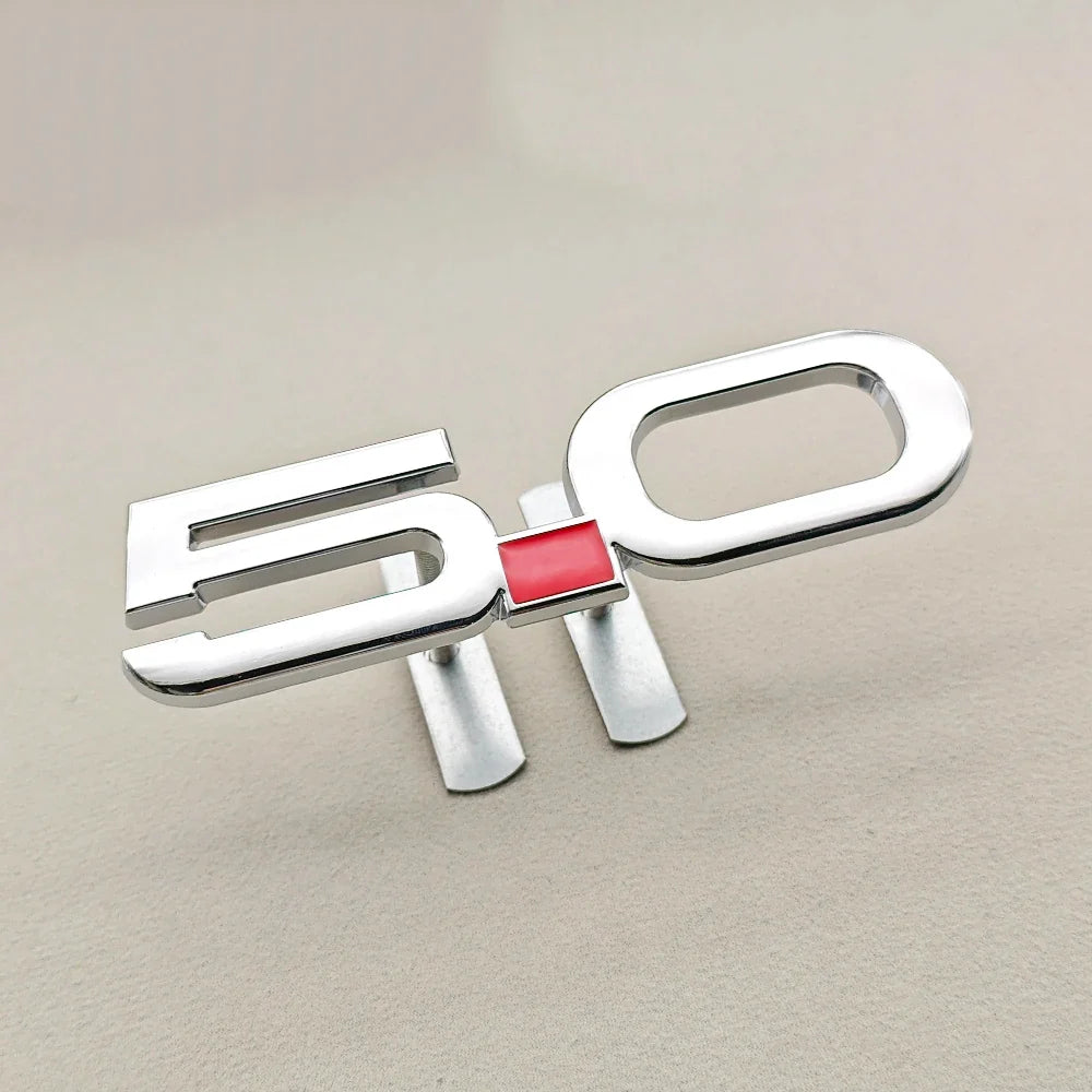 3D Metal 5.0 COYOTE V8 Badge | Grille, Trunk & Fender Emblem for Ford Mustang