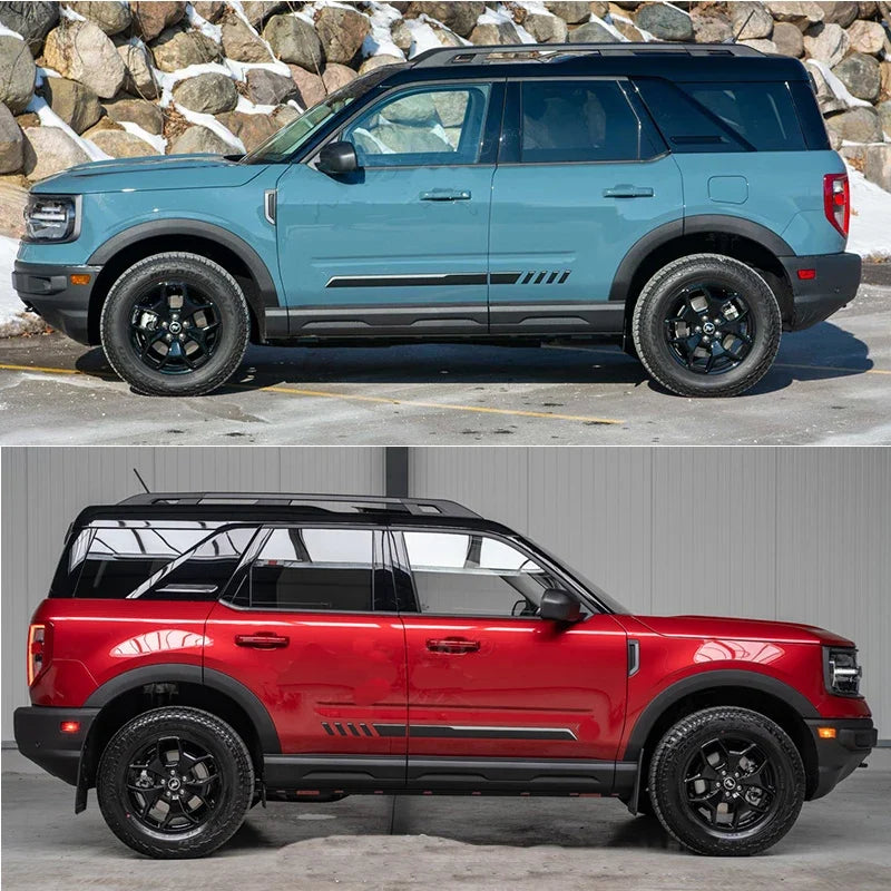 Hood Scoop Racing Stripe Decal for Ford Bronco Sport (2021+) | Vinyl Bonnet Body Graphic