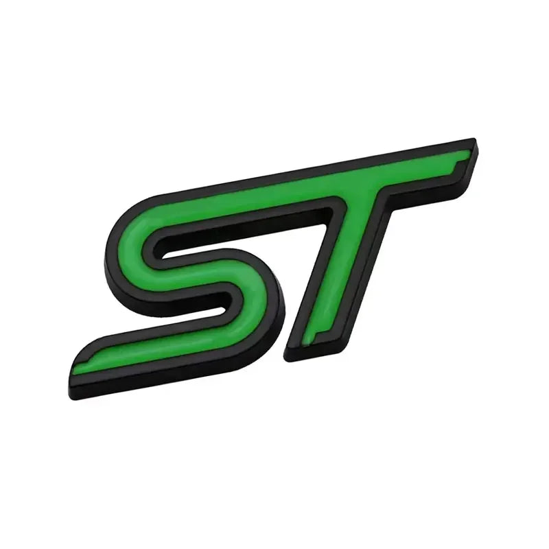 3D Metal ST Badge | Body & Trunk Emblem for Ford Everest / Fiesta / Ecosport / Focus