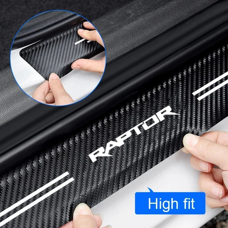 Carbon Fiber Door & Trunk Protective Strip for Ford Raptor / F-250 / Super Duty | Vinyl
