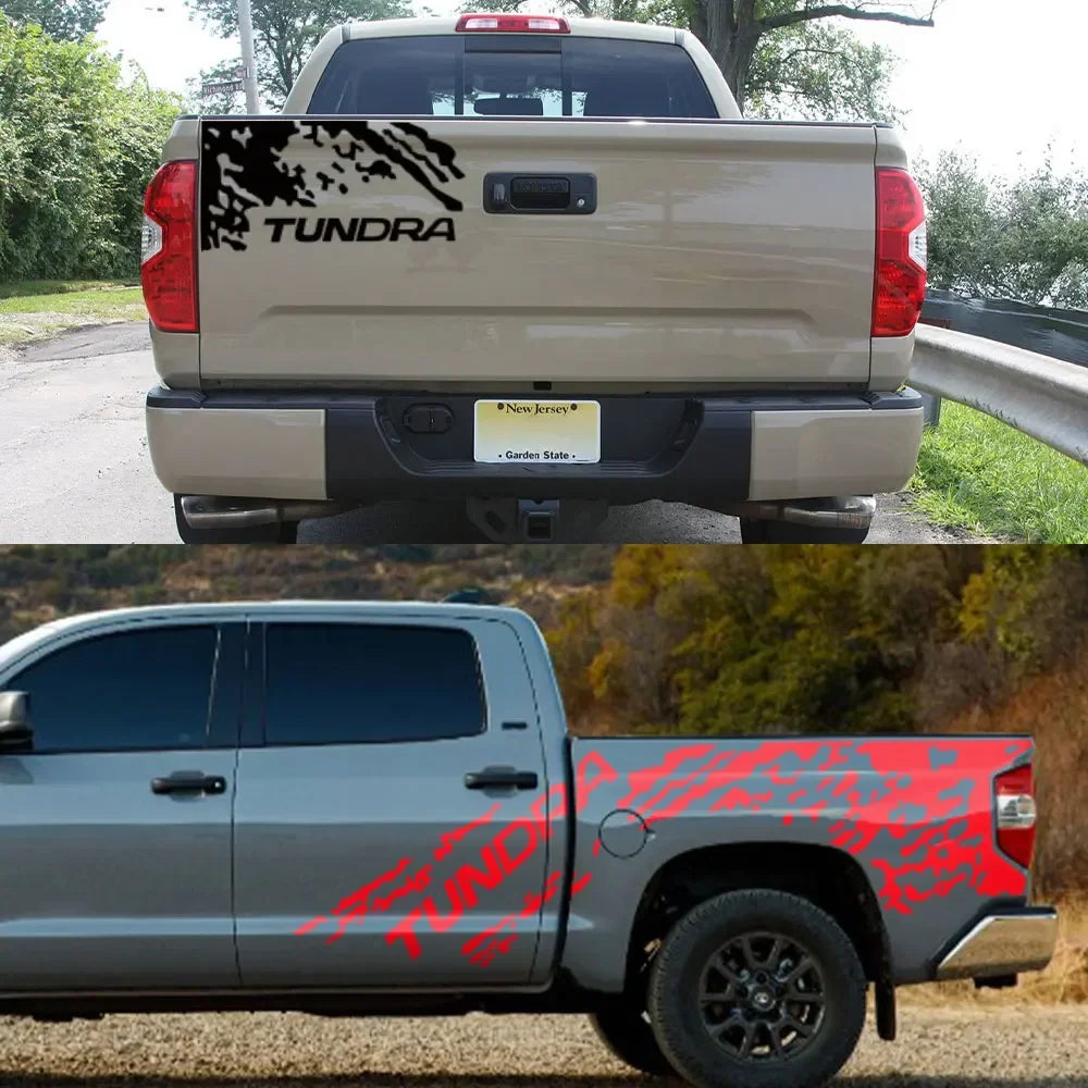 Splash Grunge Body Side Decal for Toyota Tundra TRD / Limited / SR5 / Platinum | 3-Piece Vinyl Kit