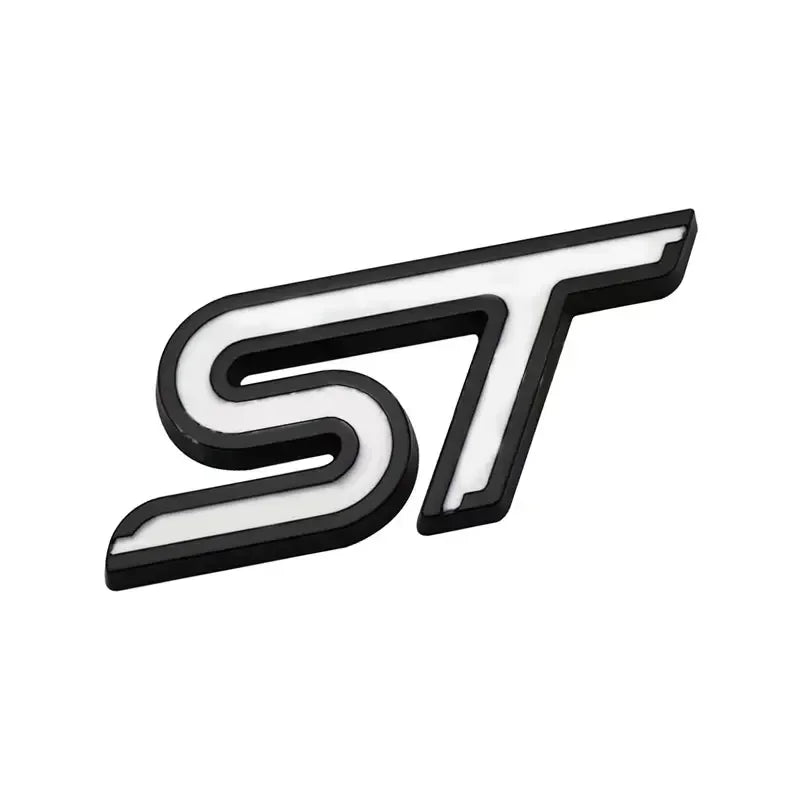 3D Metal ST Badge | Body & Trunk Emblem for Ford Everest / Fiesta / Ecosport / Focus