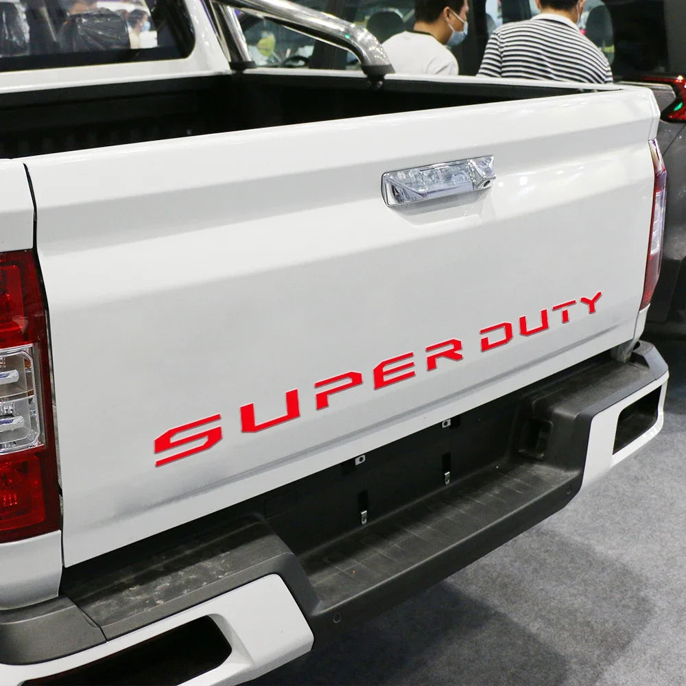 Tail Box Label Decal for Ford Super Duty F-250 / F-350 (2017–2021) | Pickup Vinyl Sticker